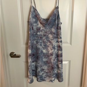 ASTR Pastel Cowl Neck Dress